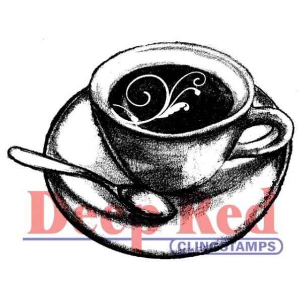 NOTM251701 Deep Red Cling Stamp 2"X1.6"