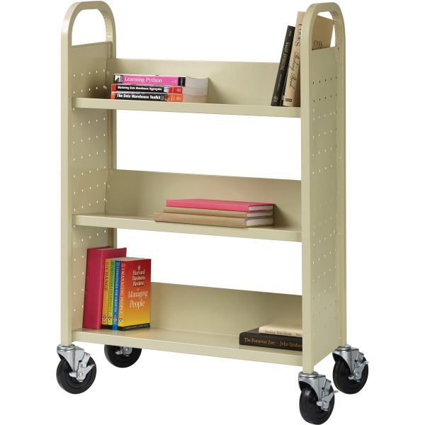 LLR49204 Lorell Single-sided Book Cart