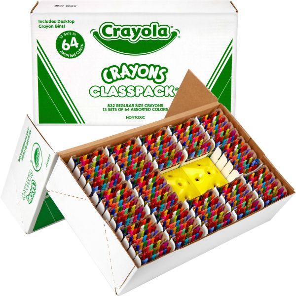 CYO528019 Crayola Classpack Crayons Box