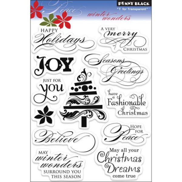 NOTM200831 Penny Black Clear Stamps 5"X7.5" Sheet