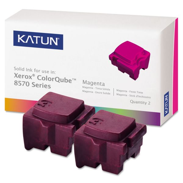 KAT39397 Katun 39397 Compatible 108R00927 Solid Ink Stick, Magenta, 2/BX