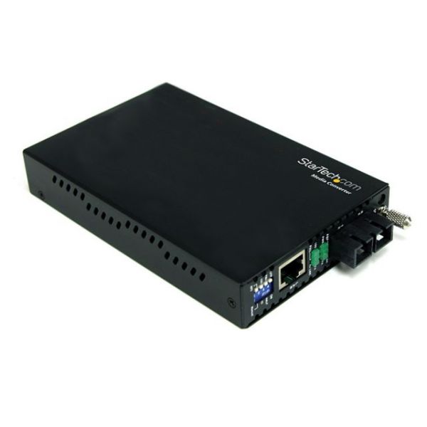 SYNX3296080 StarTech.com Gigabit Ethernet Single Mode Fiber Media Converter SC 40 km - 1000 Mbps
