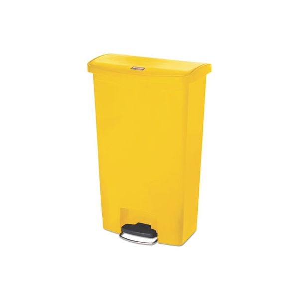 RCP1883577 Rubbermaid Commercial Slim Jim Step-On 18 Gallon Trash Can