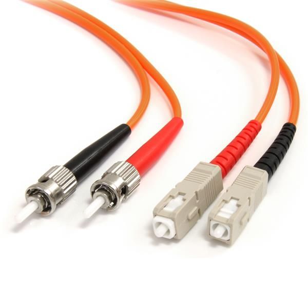 SYNX1179638 StarTech.com 1m Multimode 62.5/125 Duplex Fiber Patch Cable ST - SC