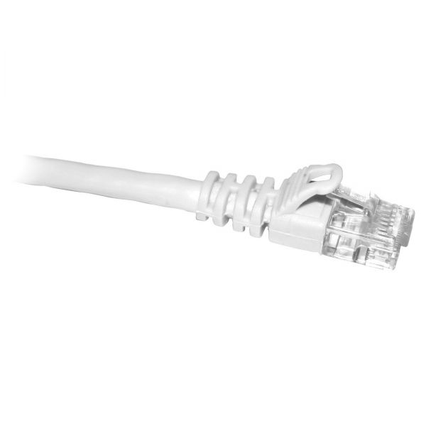 IGRMQY1819 ClearLinks 14FT Cat5E 350MHZ White Molded Snagless Patch Cable