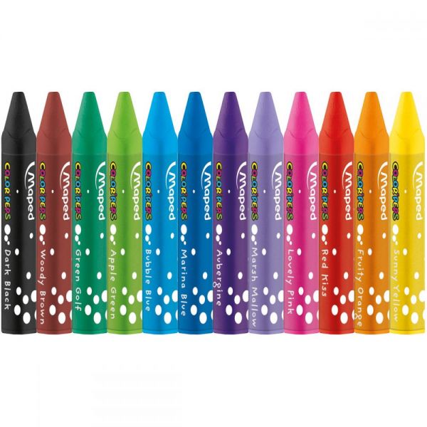 NOTM351648 Color'Peps Triangular Oil Pastels 12/pkg