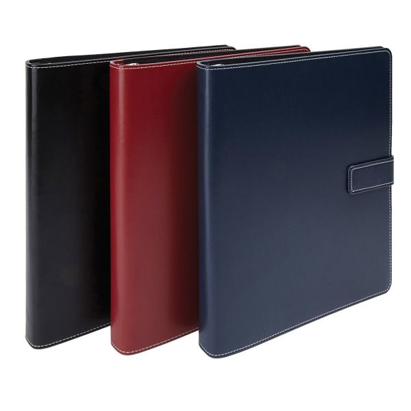 Classic-Style Magnetic-Strap 3-Ring Binder, 1