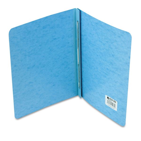 ACC25072 ACCO Presstex Report Cover, Side Bound, Prong Clip, Letter, 3" Cap, Light Blue