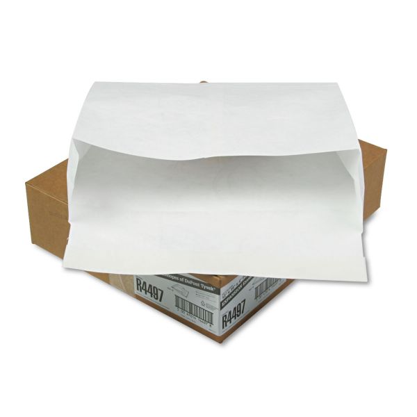 QUAR4497 Survivor Tyvek Expansion Mailer, 12 x 16 x 4, White, 18lb, 50/Carton