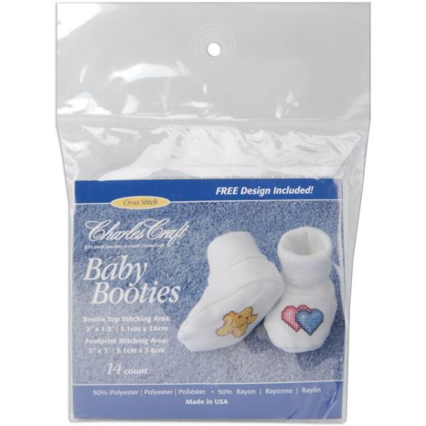 NOTM215595 Baby Booties 14 Count