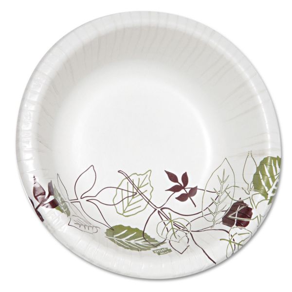 DXESX20PATH Dixie Ultra Pathways Heavyweight Paper Bowls, 20oz, Green/Burgundy, 500/Carton