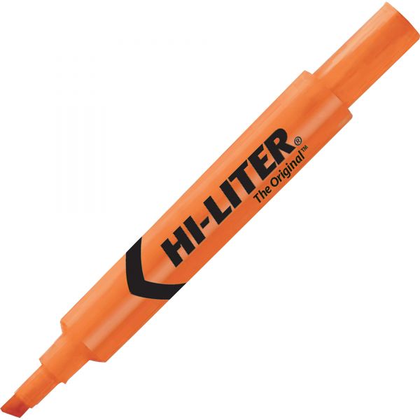 AVE24050 Avery HI-LITER Desk-Style Highlighter, Chisel Tip, Fluorescent Orange Ink, Dozen