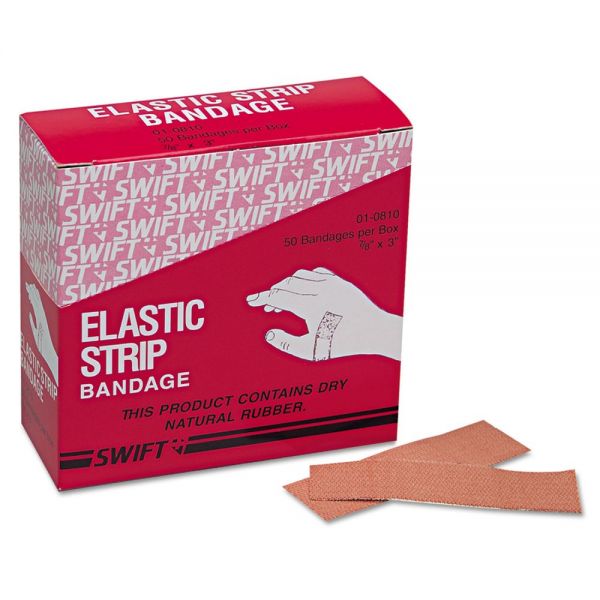 SWF010810 Heavy Woven Adhesive Bandages, 7/8" x 3"