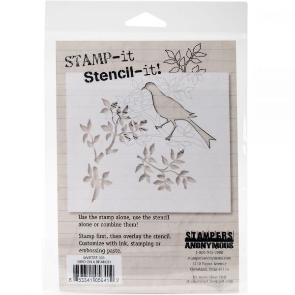 NOTM289589 Studio 490 Stamp It Stencil It 7"X8.5"