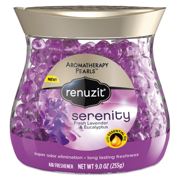 DIA02202CT Renuzit Pearl Scents Odor Neutralizer, Aromatherapy Serenity, 9 oz Jar, 8/Carton