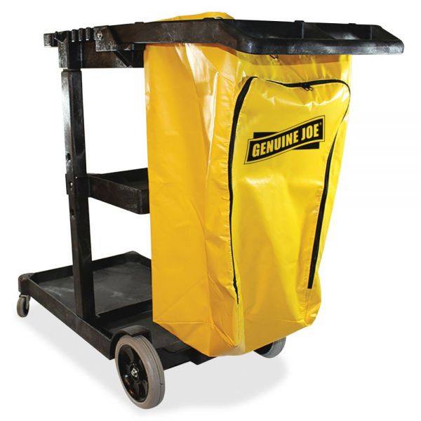 GJO02342 Genuine Joe Workhorse Janitor's Cart