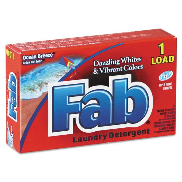VEN035690 Fab Dispenser-Design HE Laundry Detergent Powder, Ocean Breeze, 1oz Box