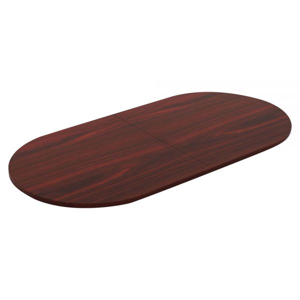 LLR34342 Lorell Chateau Series Mahogany 8' Oval Conference Tabletop