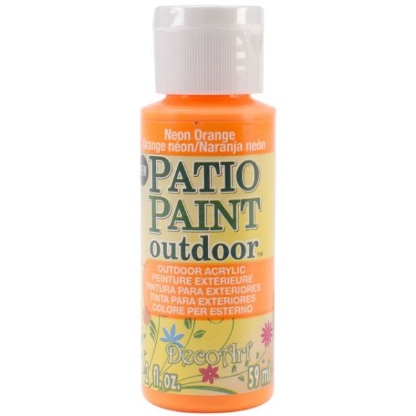 NOTM135860 Deco Art Neon Orange Patio Paint