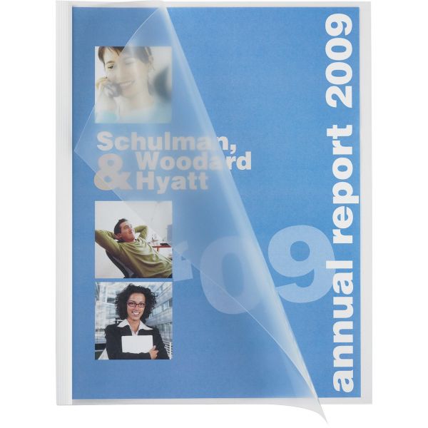 BSN78503 Business Source Slide Bind Clear Front Report Covers