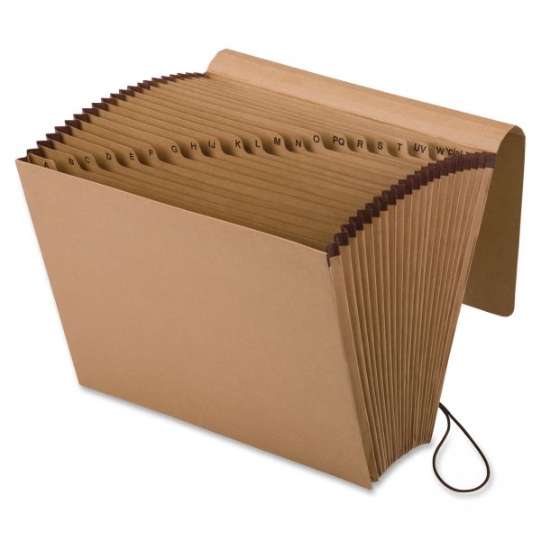 PFXK17AOX Pendaflex Kraft Indexed Expanding File, 21 Pockets, Kraft, Letter, Brown