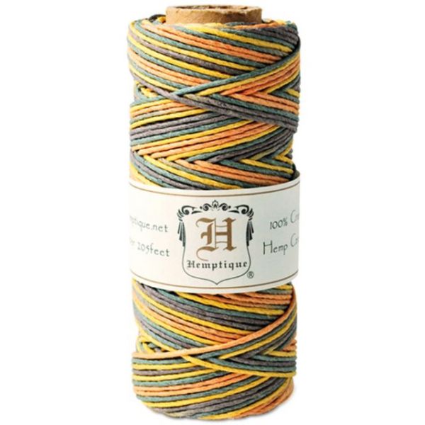 NOTM043064 Hemp Variegated Cord Spool 20lb 205'