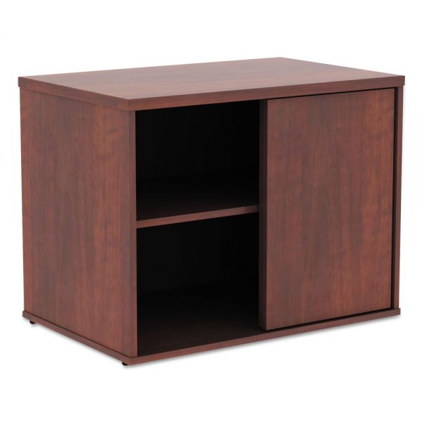 ALELS593020MC Alera Open Office Low Storage Cabinet Credenza, 29 1/2 x 19 1/8x 22 7/8, Cherry