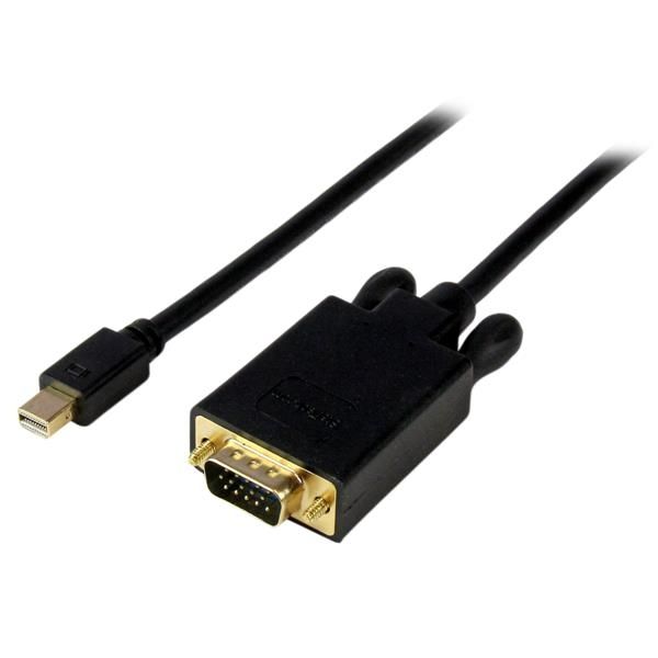 SYNX3654272 StarTech.com 6 ft Mini DisplayPort to VGAAdapter Converter Cable - mDP to VGA 1920x1200 - Black