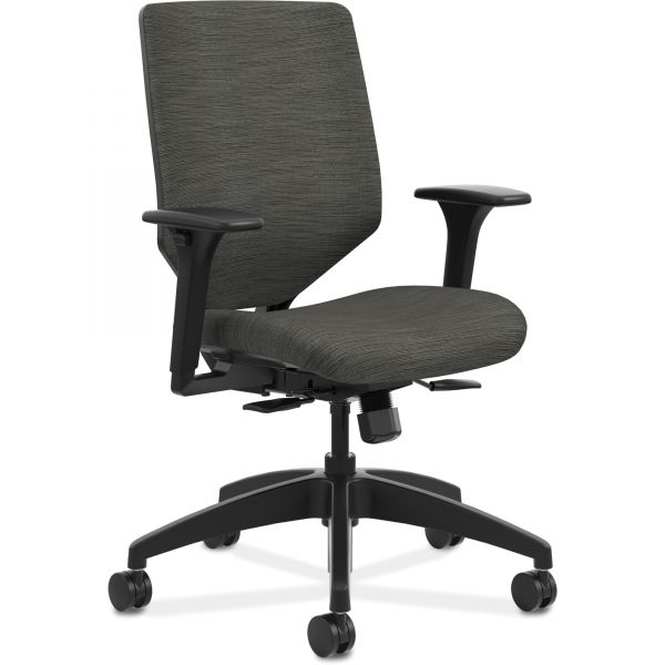 HONSVMU1ACLCO10 HON Solve Series Mid-Back Task Chair with Upholstered ReActiv Back