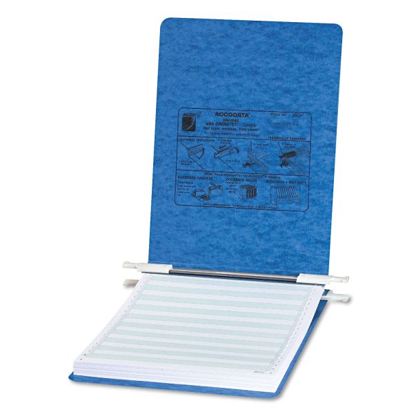 ACC54052 ACCO PRESSTEX Covers w/Storage Hooks, 6" Cap, 8 1/2 x 11, Light Blue