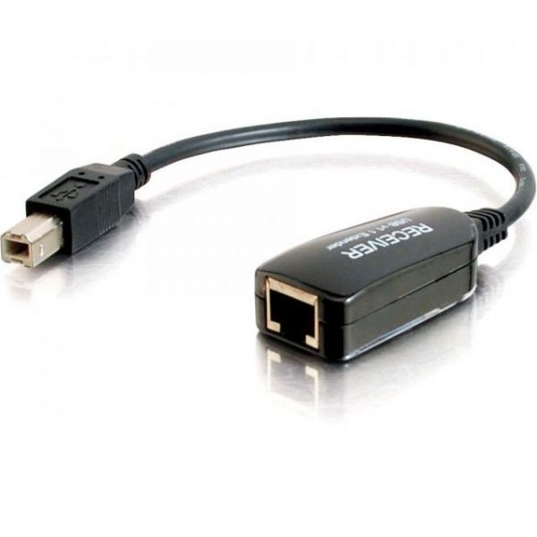 SYNX2529911 C2G 1-Port USB 1.1 Superbooster Dongle RJ45 Female to USB B Male - Receiver