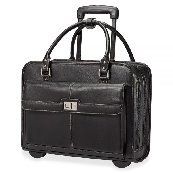 SYNX3801025 Samsonite Ladies Business Carrying Case for 15.6" Notebook, iPad, Tablet, Accessories - Black, Mulberry