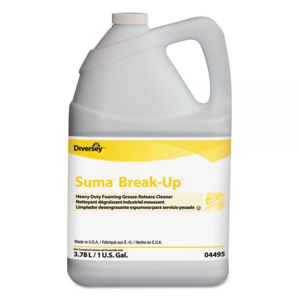 DVO904495 Suma Suma Break-Up Heavy-Duty Foaming Grease-Release Cleaner, 1 gal Bottle, 4/Carton