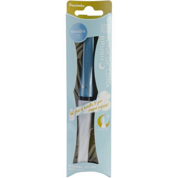 NOTM369052 Zig Memory System Wink Of Luna Metallic Brush Pen (packaged)