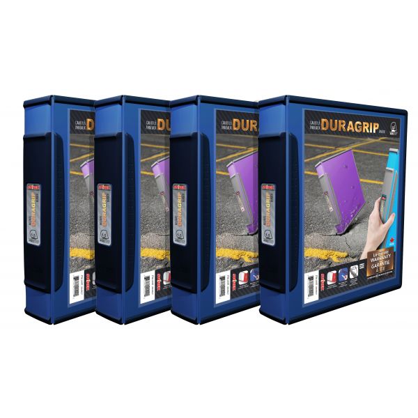 STX32581U04C Storex DuraGrip 1 1/2" 3-Ring View Binders