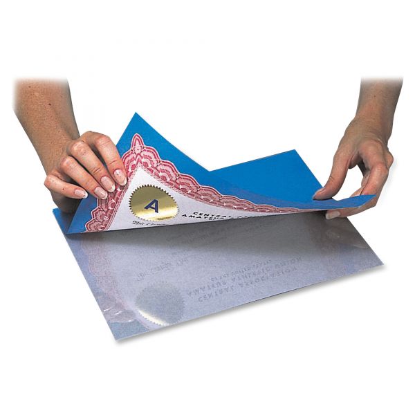 CLI65001 C-Line Cleer Adheer Self-Adhesive Laminating Film, 2 mil, 9" x 12", 50/Box