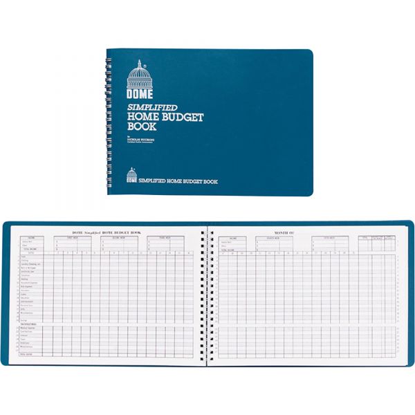 DOM840 Dome Simplified Home Budget Book