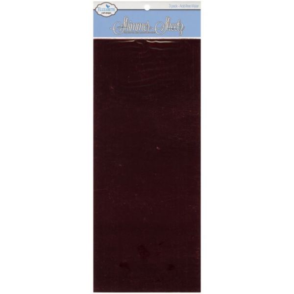 NOTM124956 Metallic Mylar Shimmer Sheetz 5"X12" 3/Pkg