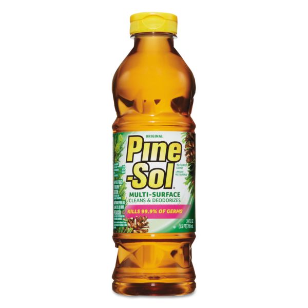 CLO97326CT Pine-Sol Multi-Surface Cleaner, Pine Disinfectant, 24oz Bottle, 12 Bottles/Carton