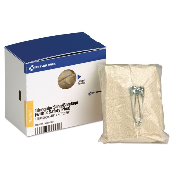 FAOFAE6007 First Aid Only SmartCompliance Triangular Sling/Bandage, 40" x 40" x 56"