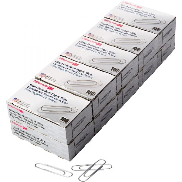 OIC99918 OIC Giant Premium Paper Clips