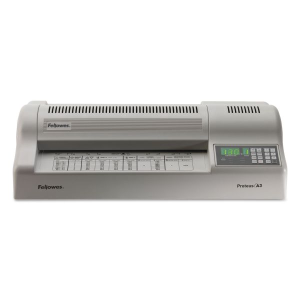 FEL5709501 Fellowes Proteus 125 Laminator, 12" Wide x 10mil Max Thickness