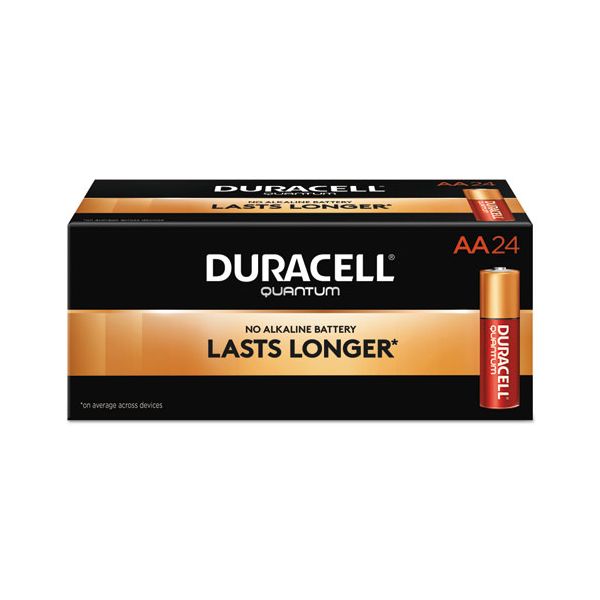 DURQU1500BKD09 Duracell Quantum Alkaline Batteries, AA, 144/CT