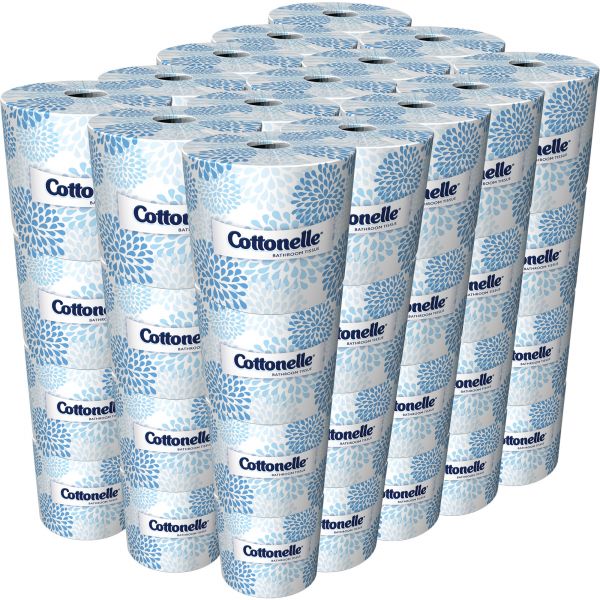 KCC17713 Cottonelle Toilet Paper, 2-Ply, White, 4 x 4 1/10 Sheet, 451 Sheets/Roll, 60 Rolls/Carton