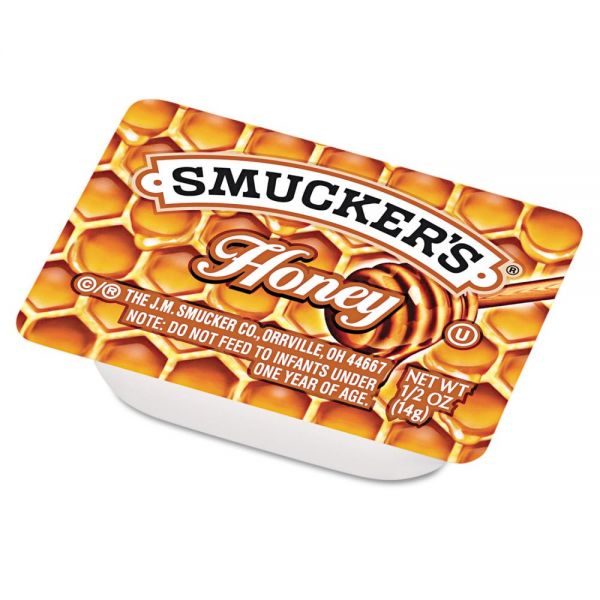SMU763 Smucker's Smucker's Honey, Single Serving Packs, .5oz, 200/Carton