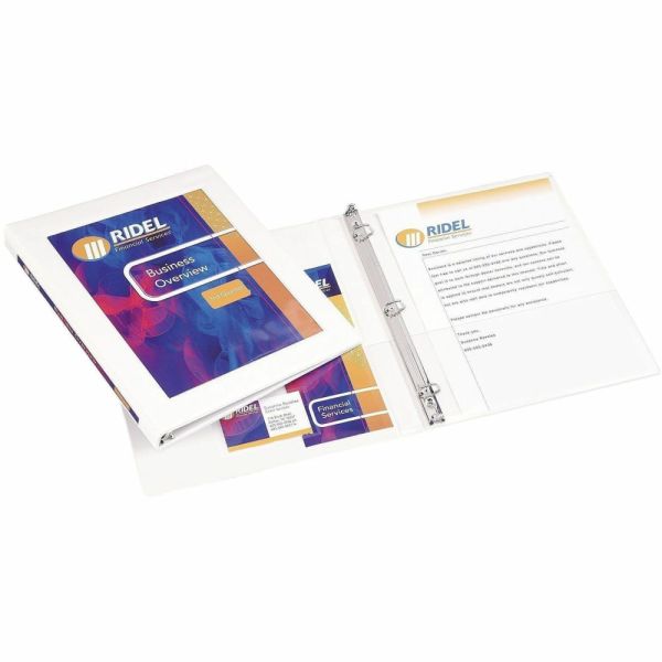 Avery Frame View 3-Ring Binder With Locking One-Touch EZD Rings, 1/2
