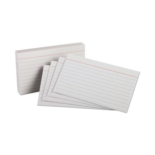 OXF31 Oxford Ruled Index Cards, 3 x 5, White, 100/Pack