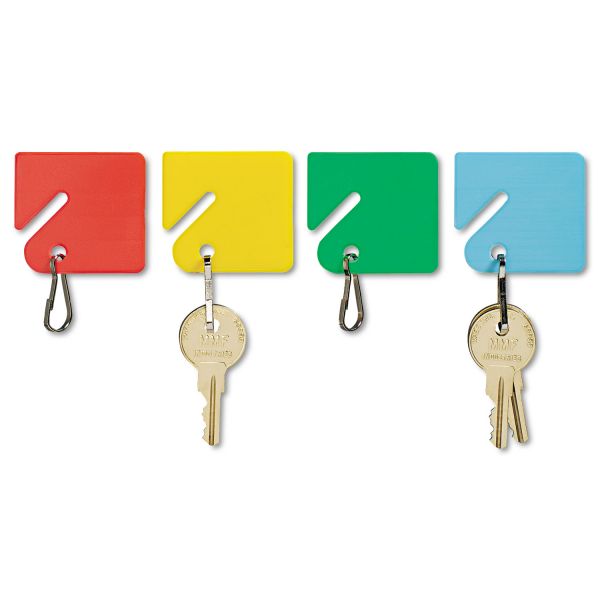 MMF2013004W47 SteelMaster Slotted Rack Key Tags, Plastic, 1 1/2 x 1 1/2, Assorted, 20/Pack