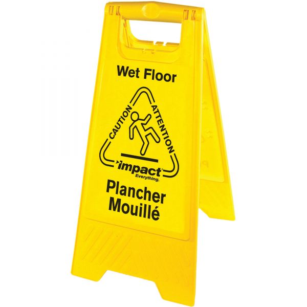 IMP9152W Impact Products English/Spanish Wet Floor Sign