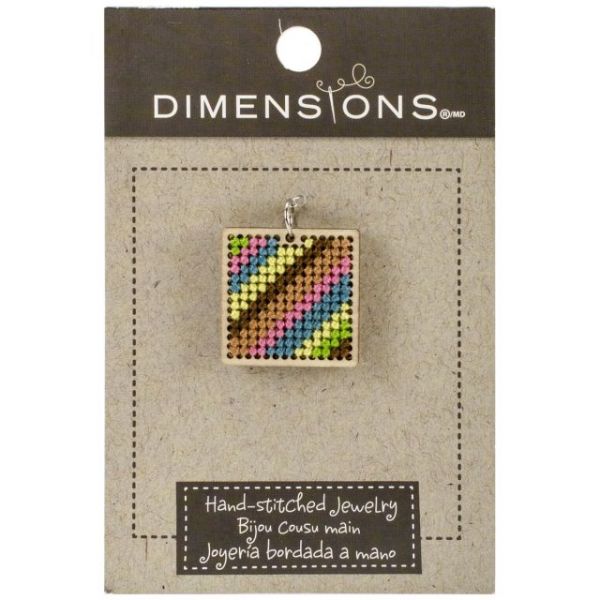 NOTM356034 Dimensions Finished Small Wooden Jewelry Pendant